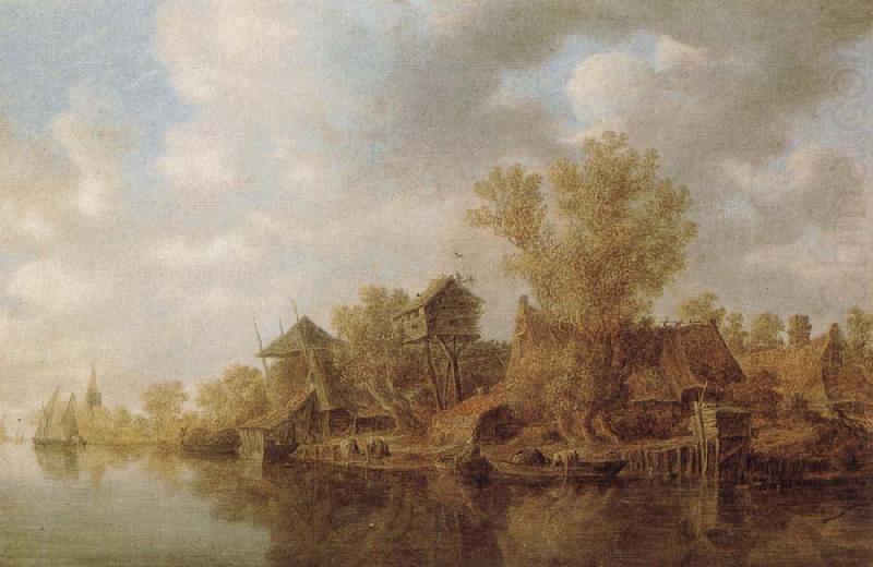 Jan van Goyen River Landscape china oil painting image